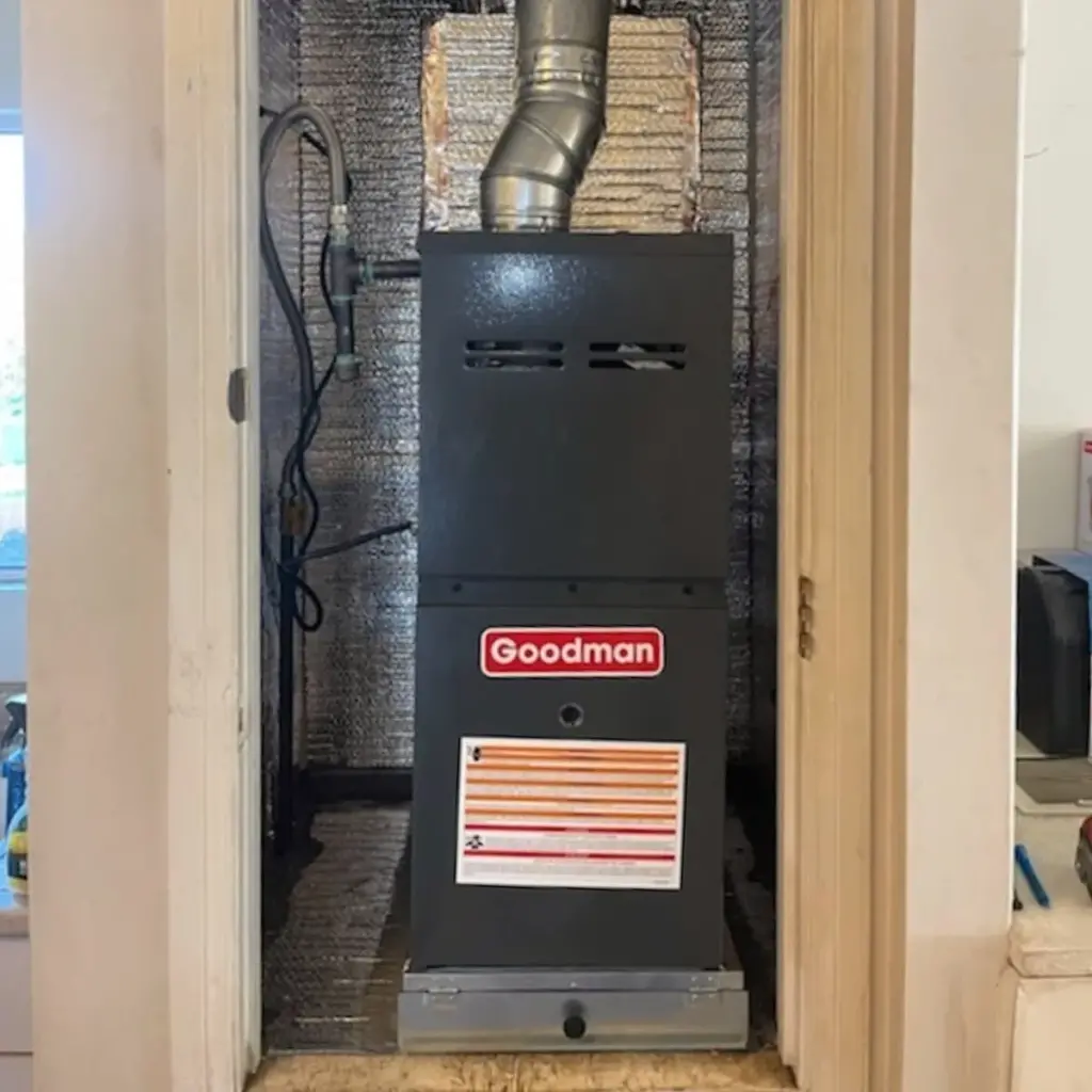 heater installation